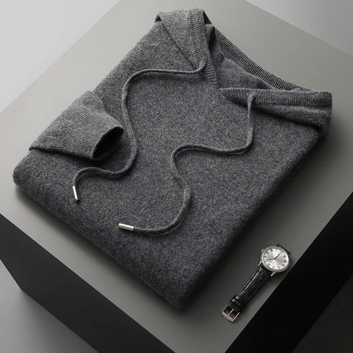 Wade | Men's Hooded Sweater Knit Pullover Hoodie